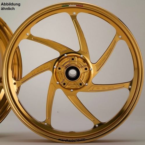 Marchesini Genesi M7R Racing Magnesium Schmiedefelge vorne Farbe gold matt 17 Zoll
