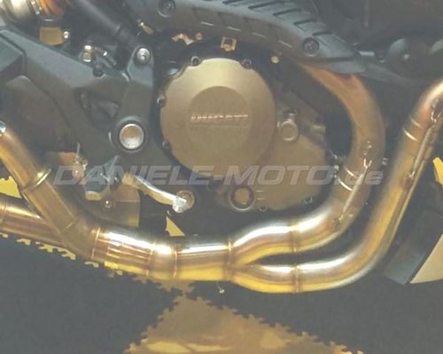 2-1 Sammler (ohne Auspuffklappe) VA Ducati Monster 821 + 1200/S (2014-)