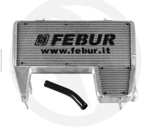 Febur Wasserkühler RACING DUCATI 848-1098-1198, 45 mm