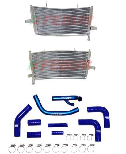 Febur Wasserkühler für Aprilia RSV4 1000, 2015-20, incl. Schlauch-Set